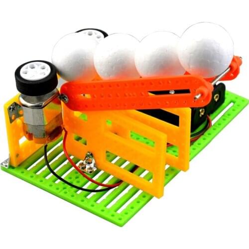 Automatic Ball Machine Simple Physics Experiment Small Creative Puzzle Assembled Kits For Kids DIY Handmade Teaching Resources