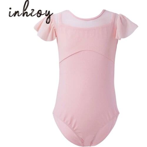 Ballet Leotards for Girls Sleeveless Cutouts Back Gymnastics Leotards Ballet Dance costume Kids