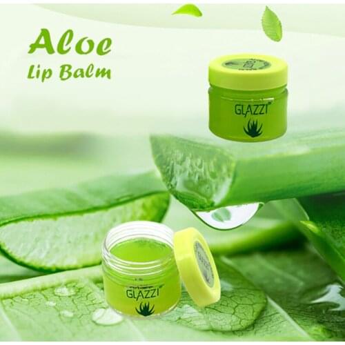 Aloe Vera Lip Balm Transparent Colorless Lip Oil Lip Jelly Moisturizing Lip Gloss Lip Care Cosmetic Makeup TSLM1