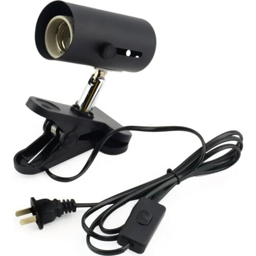 Black Aquarium Reptile Light Holder Clamp Ceramic Infrared Emitter Heat Lamp Stand New Arrival Worldwide Store