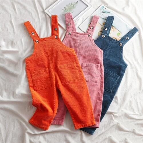 2021 Autumn Spring Overalls New Baby Corduroy Overall Pants Corduroy Overalls Baby Pants Toddler Girl Overalls Baby Boy Overalls