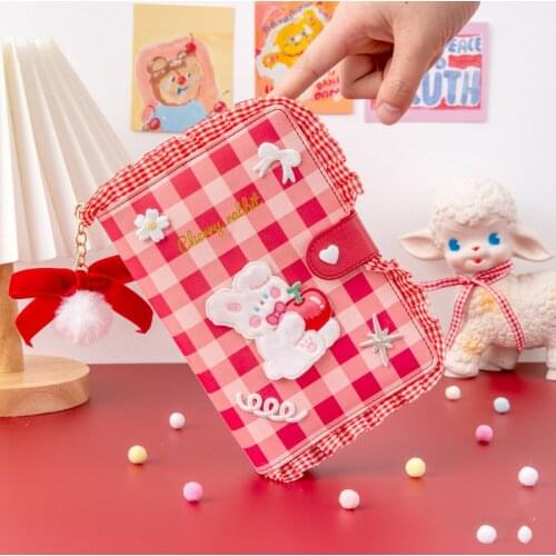 Kawaii Handbook Super Cute Rabbit&bear Binder Notebook Bullet Diary Agenda Planner Gift Set School Stationery