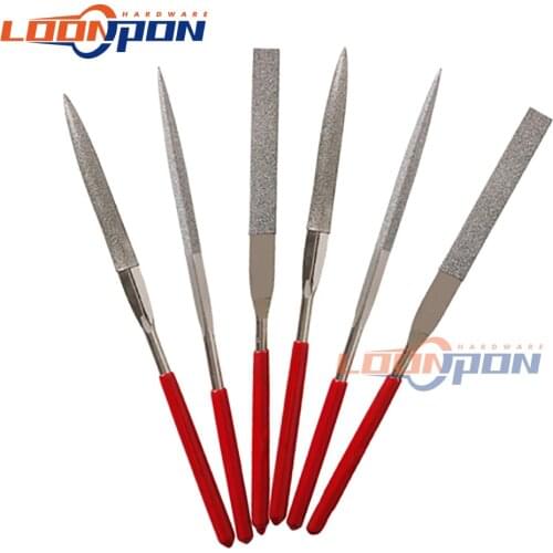 180mm Diamond File Set Jeweler Diamond Carving Craft Tool Metal Glass Stone Hand Tool 10Pcs/Set
