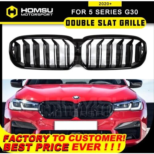New Arrival for g30 5 series front grill racing grille shining black grid year 2020 2021