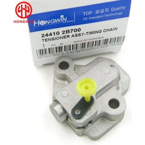 Genuine no:24410 2B700 Timing Chain Tensioner Fits HHyundai Accent Tucson 12-18 Sonata Veloster Kia Soul Optima Rio Forte5 12-17