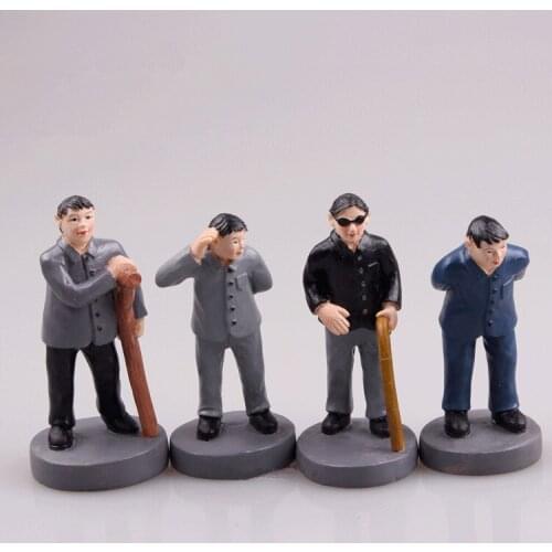 Resin mental sand micro-landscape decoration accessories disabled combination use for medical psychology teaching model