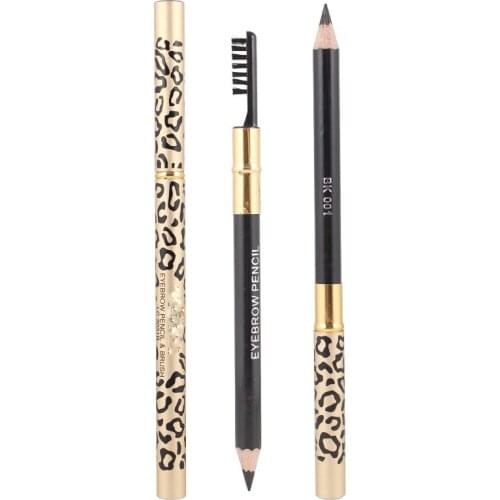 Tattoo Supplies Microblading Pen Double Head Eyebrow Pencil with Brush Waterproof Natural Eye brow Pencils Beauty Tools 2pcs