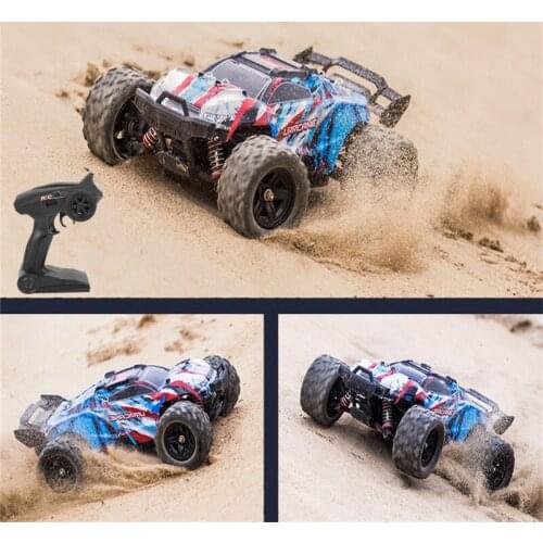 RC Car 4WD 1/18 2.4G 36km/h High-speed RC Drift Racing Buggy Big Foot RC Truck Climbing Remote Control Car kids toys Gift