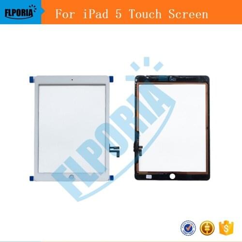 Touch Screen For iPad 5 Generation 5 Digitizer LCD Panel Front Glass A1822 A1823 Replacement With Tools For iPad Air 1 Tablet
