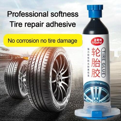 30ml Black Super Glue Car Rubber Repair Tire Glue Window Speaker Seal Tire Repair Glue Mighty Tire Repair Glue