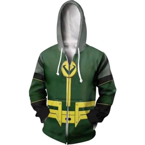 Loki 3D Print Hood Hoodie Sweatshirt Jacket Coat Pullover For Adult Men Women