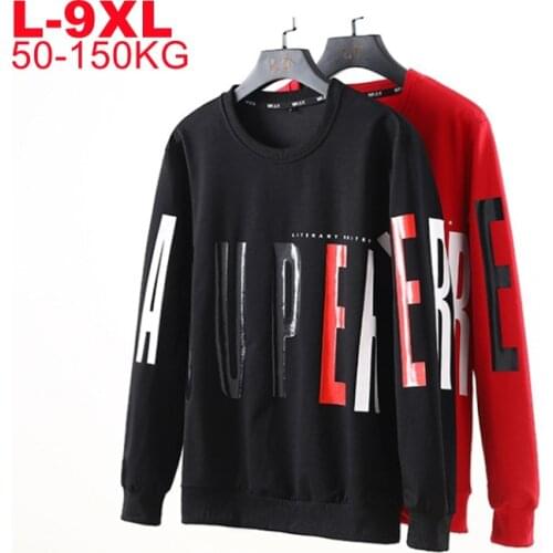 Large Size 9xl 8xl 7xl 6xl 5xl Hoodie Men Cool Harajuku Sweatshirts Male Long Sleeve Mens Hip Hop Pullovers Oversize Hoodies