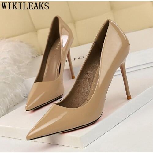 Office Shoes Women Stiletto High Heels Big Size Luxury 2020 Bigtree Shoes Ladies Extreme High Heels Sexy Black Pumps Women Shoes