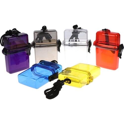 1PC Outdoor Waterproof Pockets Key Money Storage Box Case Holder Plastic Case