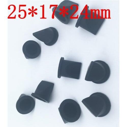 100PCS 25 * 17 * 24MM large silicone black anti-backflow duckbill valve 25*17*24MM Check valve for ice cream machine