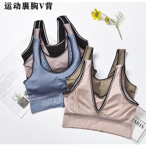 3D Sexy Lingerie Seamless Sport Bra V Type Top Bra Push Up Bralette Brassiere Women Underwear English v-back wrapped girls vest