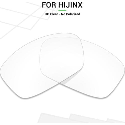 Mryok Replacement Lenses for-Oakley Hijinx Sunglasses HD Clear