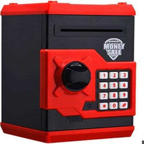 IntelligenCreative Password Safe Piggy Bank Automatic Piggy Bank Safe ATM Machine Children ToysMini Safe Automatic Birthday Gift