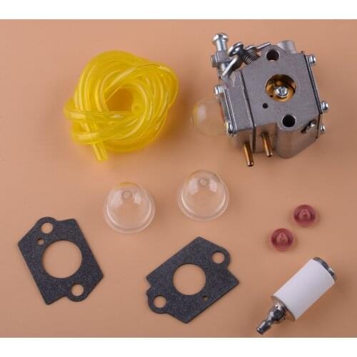 9pcs Carburetor Carb Kit Fit For Ryobi RBL30MVA/B RLT30CES/A/B Homelite HBL26BP HBC26SJ HBC26SJS