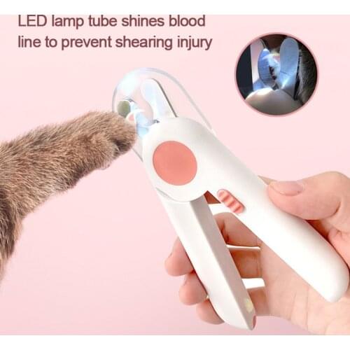 Cat Nail Cliper Pet Nail Clipper And Trimmer Led Pet Nail Clippers For Dogs