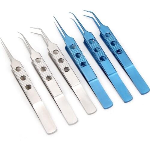 11cm Titanium Capsulorhexis Forceps Medical Tweezers Surgical Forceps