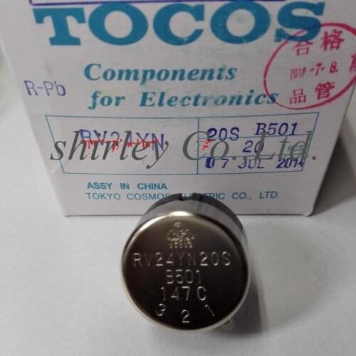 100% new Original TOCOS TOKYO MOSCOM RV24YN20SB501 RV24YN 20S B501 500 ohm potentiometer switch