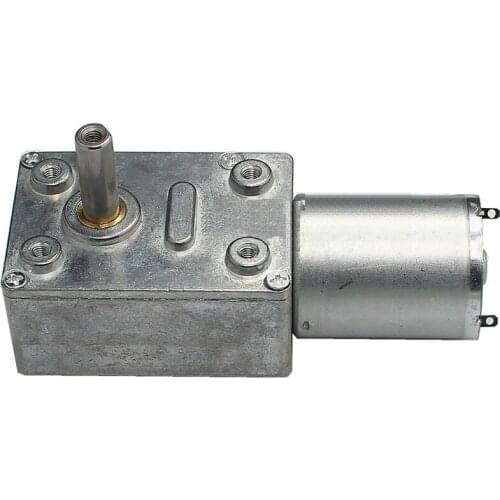 Self-locking motor 4632-JGY370 worm gear angle reducer motor square gear box 6V12V24V