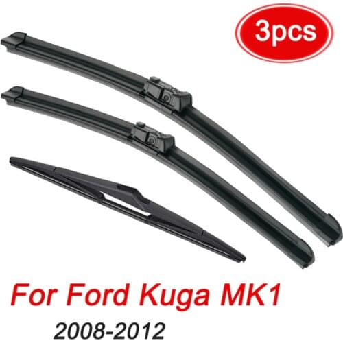 MIDOON Windshield Windscreen Wiper Blades For Ford Kuga MK1 2008 - 2012 Front Rear Window Wiper Set 2009 2010 2011