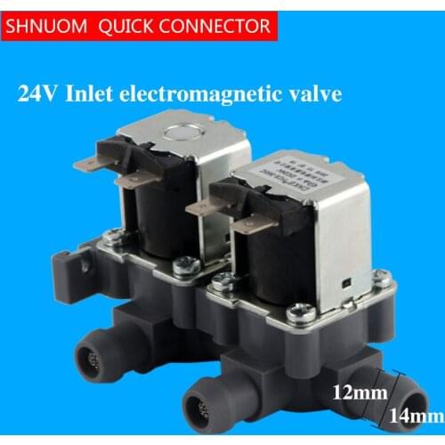 CNKB Solenoid Valve 360C Two In One Out 24V Conjoined Valve For Water Dispenser Of Pipeline Machine High Temperature Resistance