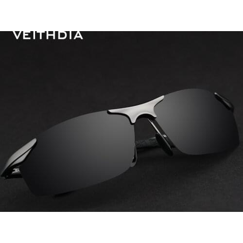 VEITHDIA Brand Aluminum Polarized Sunglasses Sports Men Sun Glasses Driving Glasses Goggle Eyewear Male Accessories shades 6529