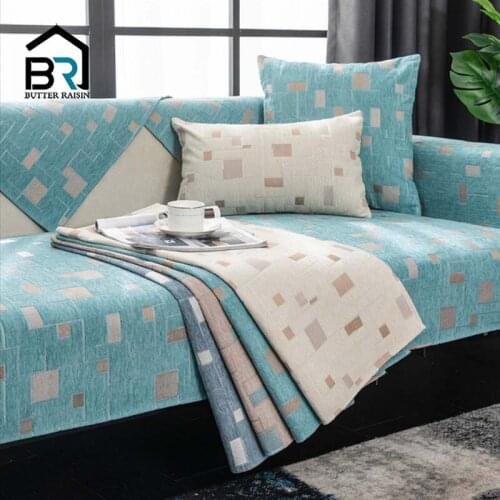 Modern Non-slip Sofa Towel Chenille Sofa Covers For Living Room Four Seasons Universal Slipcover Cushion Couch Seat Towel Cover