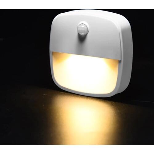 LED Under Cabinet Light PIR Motion Sensor Wardrobe Lights Auto ON/OFF Rechargeable Night Lamp For Cupboard Closet Kitchen Stairs