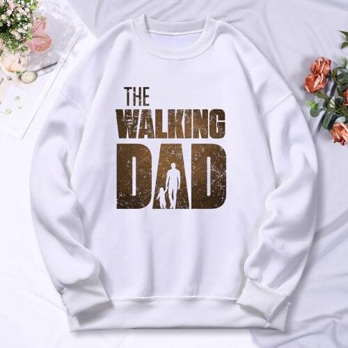 New Print The Walking Dad Mens Sweatshirts Hip Hop Brand Outerwear Casual Streetwear Male Pullover 2021 Hot Selling Mes Tops