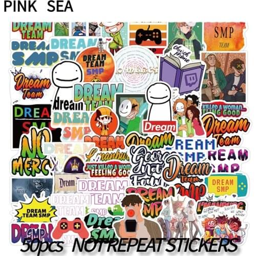 10/30/50Pcs/Set Dream Smp Cartoon Waterproof Graffiti Stickers For Skateboard Refrigerator Computer Notebook Childrens Toys