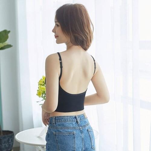Beautiful back women underwear lady comfortable gathering bottoming no steel ring wrapping chest push up bra lingerie bralette