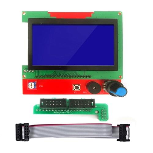 1PCS 2004 LCD 12864 Display 3D Printer Reprap Smart Adapter Controller Reprap Ramps 1.4 1.6 Mega2560 board 2004LCD Control