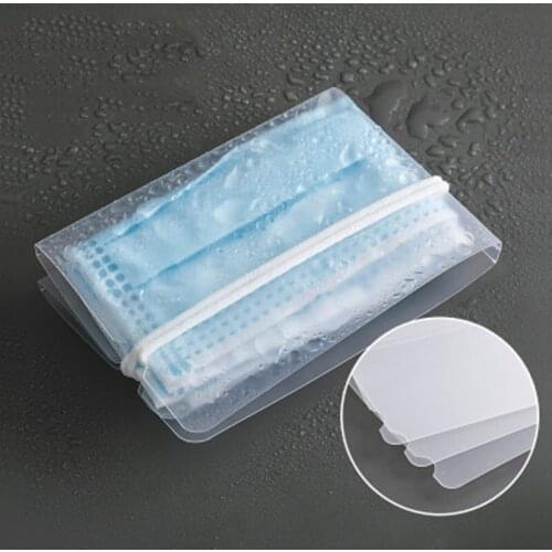 10pcs Foldable Mask Storage Clip Portable Mask Holder Storage Manager Face Mask Folder Storage Organizer Box