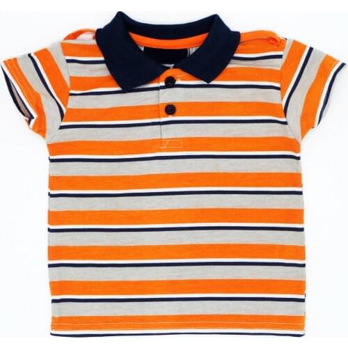 2018 Boys Girls T Shirts Short Sleeve Children Clothing Stripe Pattern Baby Boy Girl Unisex Tops Kids Tees JJYZ140