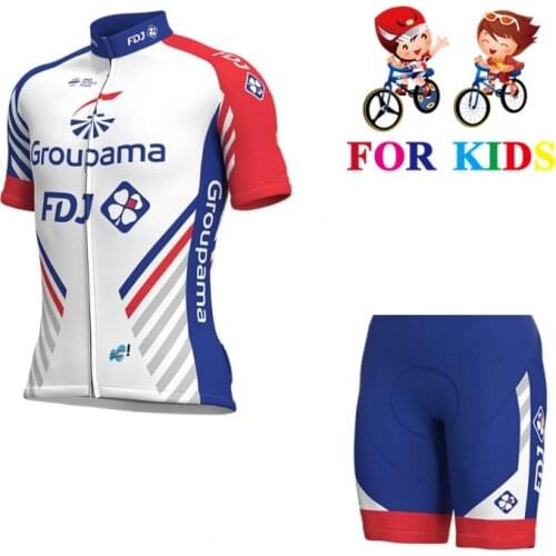 2021 Summer Kids Cycling Jersey Set Breathable Shorts Children Bike Clothing Boy Girls Bicycle Wear Body Suit Maillot Ciclismo