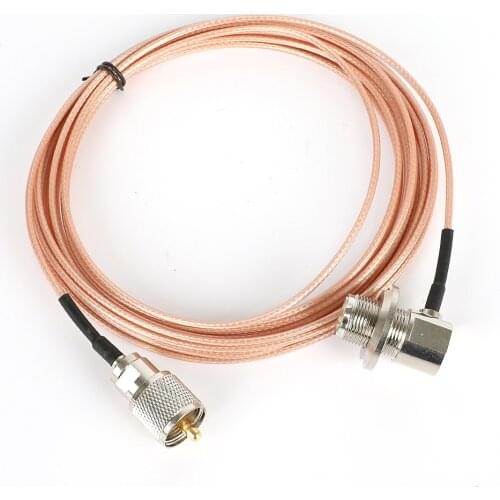5 METERS 316 COAXIAL CABLE UHF / PL-259 MALE TO FEMALE FOR QYT KT-8900 YAESU ICOM KENWOOD MOBILE RADIO WALKIE TALKIE ANTENNA PIN