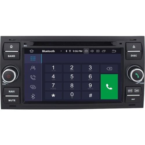 7" Android 10.0 OS Car DVD Multimedia GPS Radio System Player for Ford Fusion 2006-2011 & Galaxy 2005-2007 & Transit 2006-2011