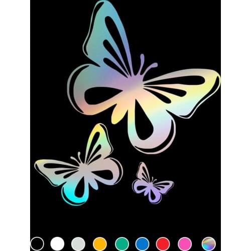 Car Sticker Butterfly Flowers Decal For Cars Auto Motorcycle Helmet Bumper Window Door Body Dropshipping Vinyl Car Stickers