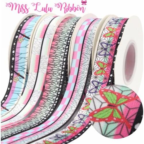 10mm 20mm 38mm Japan Cartoon Printed Keychain Neckband Key Lanyard ID Pass Card Gym Mobile Phone USB Badge Holder Lanyard Ribbon