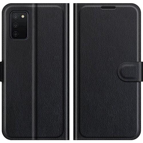 For Samsung Galaxy A03S Case A 03S SM A037F A037 Cover Flip Wallet Leather Silicone Protective Phone Back Folio Book Case Bag