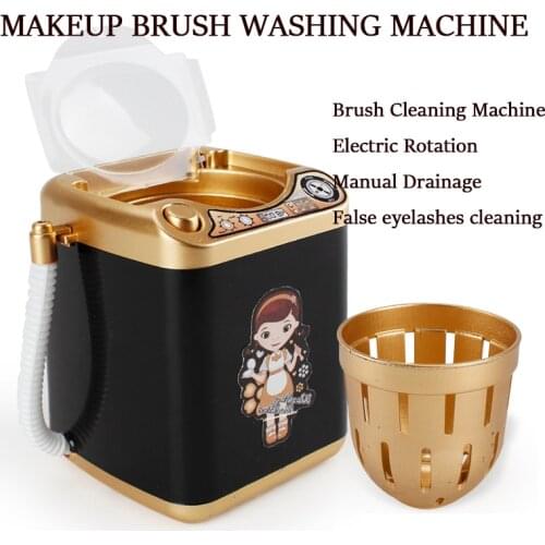 Electric Washing Machine Toy Makeup Brushes Cleaning Dehydration Dryer Mink Lashes Extension Eyelash Mink Eyelashes For Beauty