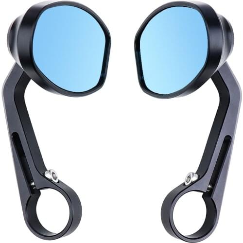 F800GS 7/8 22mm Universal Motorcycle Bar End Mirrors Rearview Mirror For MT09 MT07 For R1200GS R1250 Motorcycle Side Mirrors