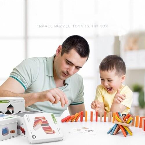 Baby Early Learning Education Intelligence Disassembly Toys Wooden Building Block Children Cognitive Interactive Game Toy Gift