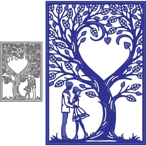 Love Tree Metal Cutting Dies for Scrapbooking New Mold Cut Stencil Handmade Tools DIY Card Make Mould Model Craft Decoration