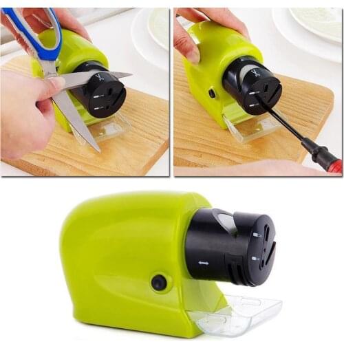 Multifunctional Motorized Knife Sharpener Quick Electric Tools Stone Knife Knifes Kitchen Sharpening Kitchen Accessories S4Y0