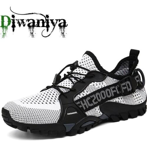 New Summer Men Outdoor Hiking Shoes Climbing Sport Breathable Sneakers Desert Training Trekking Shoes Mesh Anti-skid Trainers